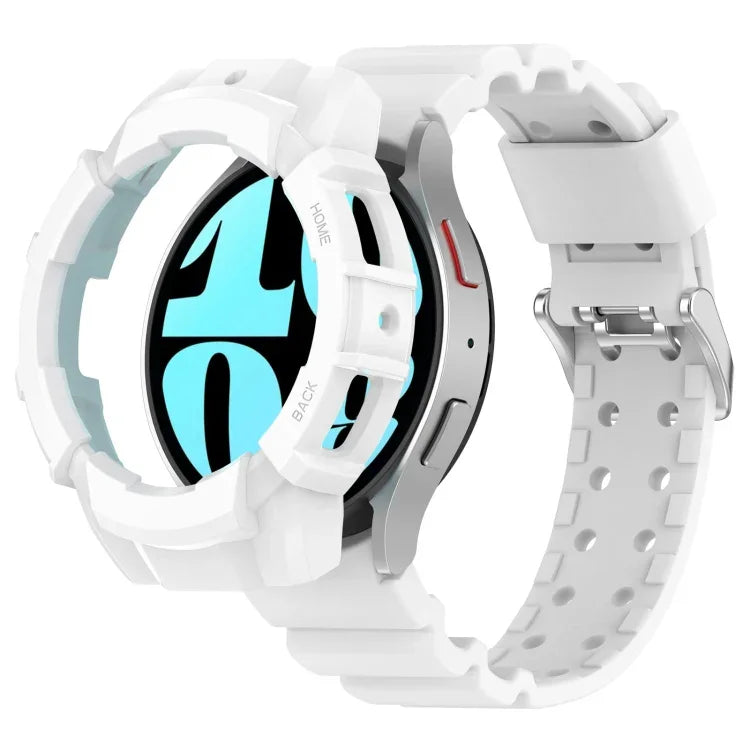 アーマーシリコン時計バンドと時計ケースセット、Samsung Galaxy Watch 7 44mm用、Samsung Galaxy Watch 7 40mm用