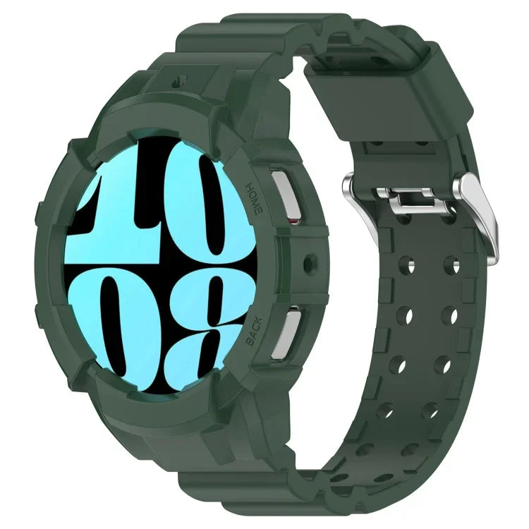 アーマーシリコン時計バンドと時計ケースセット、Samsung Galaxy Watch 7 44mm用、Samsung Galaxy Watch 7 40mm用