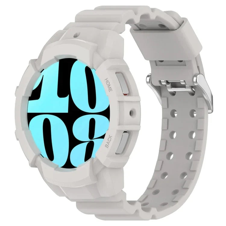 アーマーシリコン時計バンドと時計ケースセット、Samsung Galaxy Watch 7 44mm用、Samsung Galaxy Watch 7 40mm用