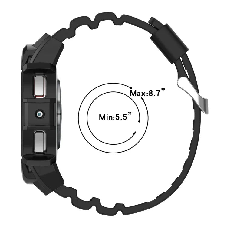 アーマーシリコン時計バンドと時計ケースセット、Samsung Galaxy Watch 7 44mm用、Samsung Galaxy Watch 7 40mm用