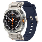 チタンコネクタークイックリリースシリコン時計バンド、Samsung Galaxy Watch Ultra 47mm / Ultra 2025用