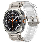 チタンコネクタークイックリリースシリコン時計バンド、Samsung Galaxy Watch Ultra 47mm / Ultra 2025用