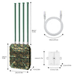 WAVLINK WN573HX1 WiFi 6 AX1800 デュアルバンド ワイヤレスルーター 屋外WiFiアクセスポイント、USプラグ、EUプラグ、UKプラグ、AUプラグ