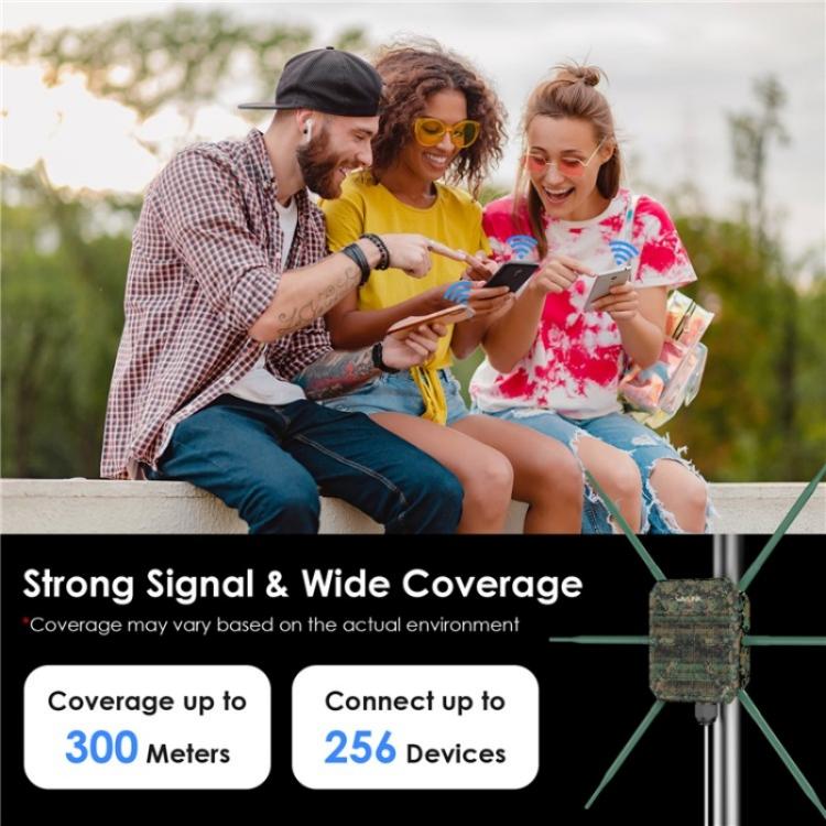 WAVLINK WN588HX3 AX3000 屋外WiFiエクステンダー 6アンテナ デュアルバンドWiFiリピーター、USプラグ、EUプラグ、UKプラグ、AUプラグ