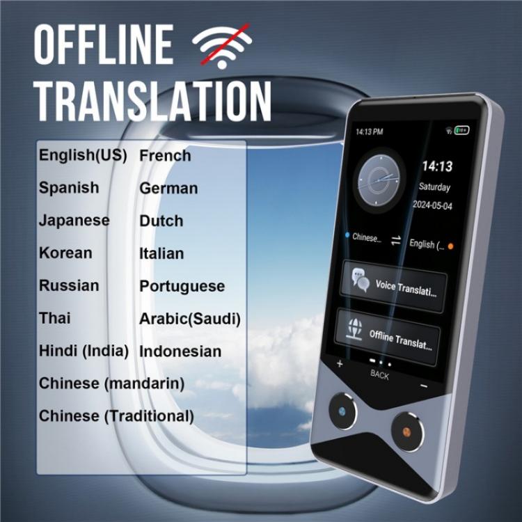 V9000 137言語対応AIスマート翻訳機 4G WiFiオフライン写真翻訳デバイス