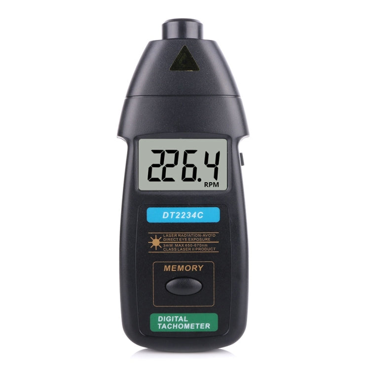 DT2234C デジタルレーザー タコメーター RPMメーター 非接触型、DT2234C