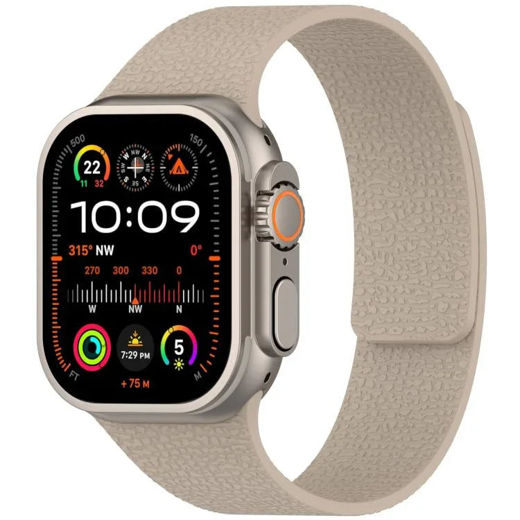 リッチテクスチャ磁気シリコンウォッチバンド、Apple Watch 46mm / 49mm / 45mm / 44mm用、Apple Watch 42mm / 41mm / 40mm / 38mm用