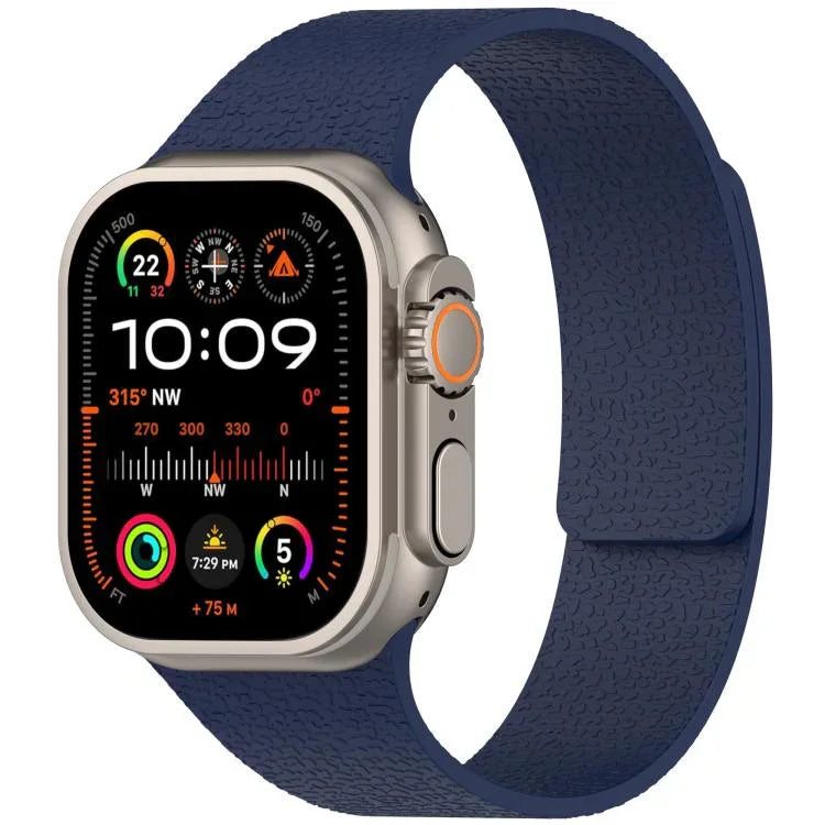リッチテクスチャ磁気シリコンウォッチバンド、Apple Watch 46mm / 49mm / 45mm / 44mm用、Apple Watch 42mm / 41mm / 40mm / 38mm用