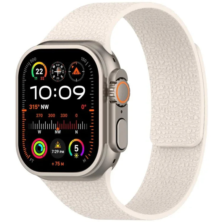 リッチテクスチャ磁気シリコンウォッチバンド、Apple Watch 46mm / 49mm / 45mm / 44mm用、Apple Watch 42mm / 41mm / 40mm / 38mm用