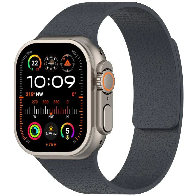 リッチテクスチャ磁気シリコンウォッチバンド、Apple Watch 46mm / 49mm / 45mm / 44mm用、Apple Watch 42mm / 41mm / 40mm / 38mm用