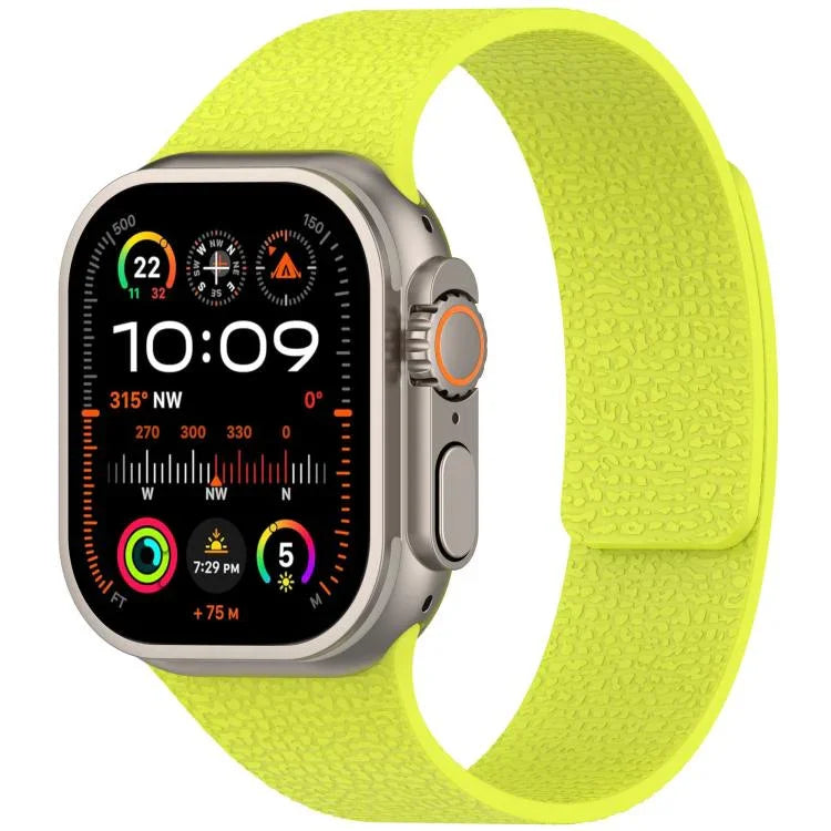 リッチテクスチャ磁気シリコンウォッチバンド、Apple Watch 46mm / 49mm / 45mm / 44mm用、Apple Watch 42mm / 41mm / 40mm / 38mm用