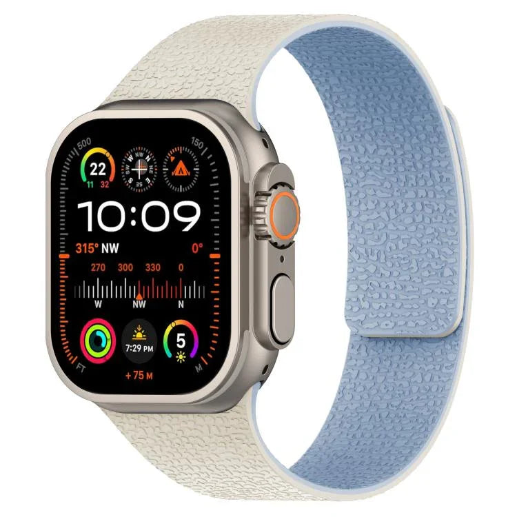 リッチテクスチャ磁気シリコンウォッチバンド、Apple Watch 46mm / 49mm / 45mm / 44mm用、Apple Watch 42mm / 41mm / 40mm / 38mm用