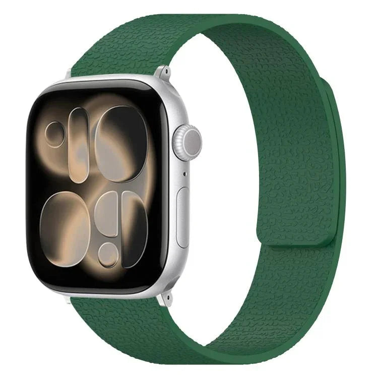 リッチテクスチャ磁気シリコンウォッチバンド、Apple Watch 46mm / 49mm / 45mm / 44mm用、Apple Watch 42mm / 41mm / 40mm / 38mm用