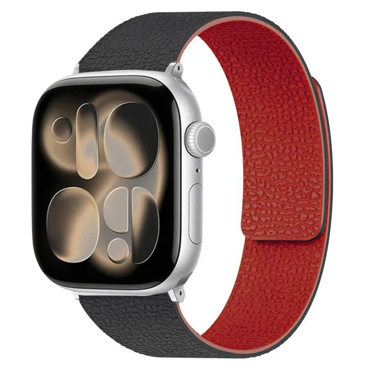 リッチテクスチャ磁気シリコンウォッチバンド、Apple Watch 46mm / 49mm / 45mm / 44mm用、Apple Watch 42mm / 41mm / 40mm / 38mm用