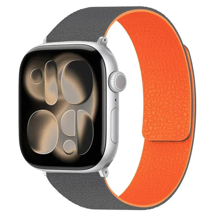 リッチテクスチャ磁気シリコンウォッチバンド、Apple Watch 46mm / 49mm / 45mm / 44mm用、Apple Watch 42mm / 41mm / 40mm / 38mm用