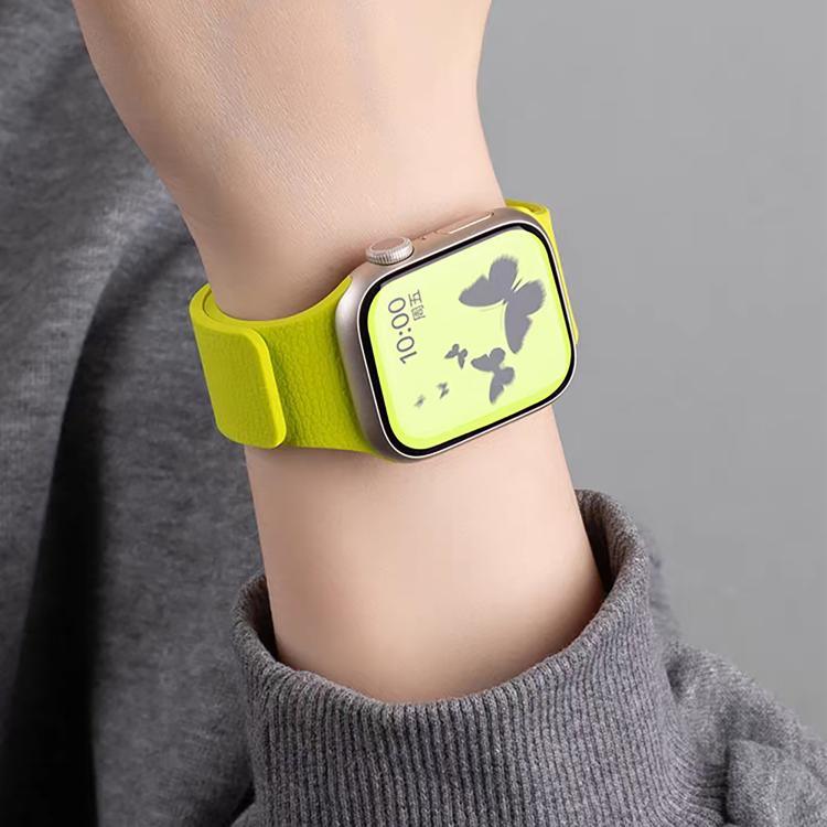 リッチテクスチャ磁気シリコンウォッチバンド、Apple Watch 46mm / 49mm / 45mm / 44mm用、Apple Watch 42mm / 41mm / 40mm / 38mm用