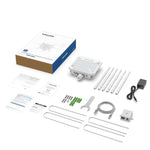 WAVLINK WN588HX3 AX3000 屋外WiFiエクステンダー 6アンテナ搭載 デュアルバンドWiFiリピーター、米国プラグ、英国プラグ、EUプラグ、豪州プラグ