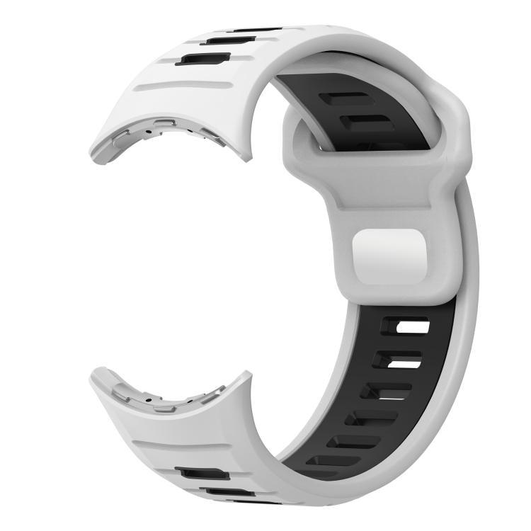 ツーカラーリバースバックルシリコンウォッチバンド、Google Pixel Watch 4 / Watch 3 45mm用