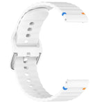 波状模様ステッチ入り22mmシリコン時計バンド、Samsung Galaxy Watch 3 45mm用