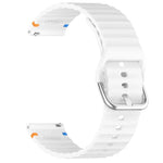 波状模様ステッチ入り20mmシリコン時計バンド、Samsung Galaxy Watch 7 40 / 44mm用