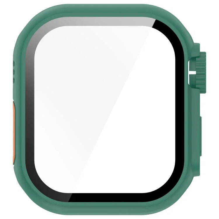Ultra 49mm強化フィルム一体型PCボタンウォッチケースに変更、Apple Watch シリーズ6 / 5 / 4 & SE 44mm用、Apple Watch シリーズ6 / 5 / 4 & SE 40mm用、Apple Watch シリーズ11 / 10 46mm用、Apple Watch シリーズ11 / 10 42mm用