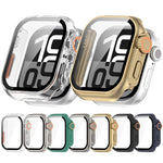 Ultra 49mm強化フィルム一体型PCボタンウォッチケースに変更、Apple Watch シリーズ6 / 5 / 4 & SE 44mm用、Apple Watch シリーズ6 / 5 / 4 & SE 40mm用、Apple Watch シリーズ11 / 10 46mm用、Apple Watch シリーズ11 / 10 42mm用