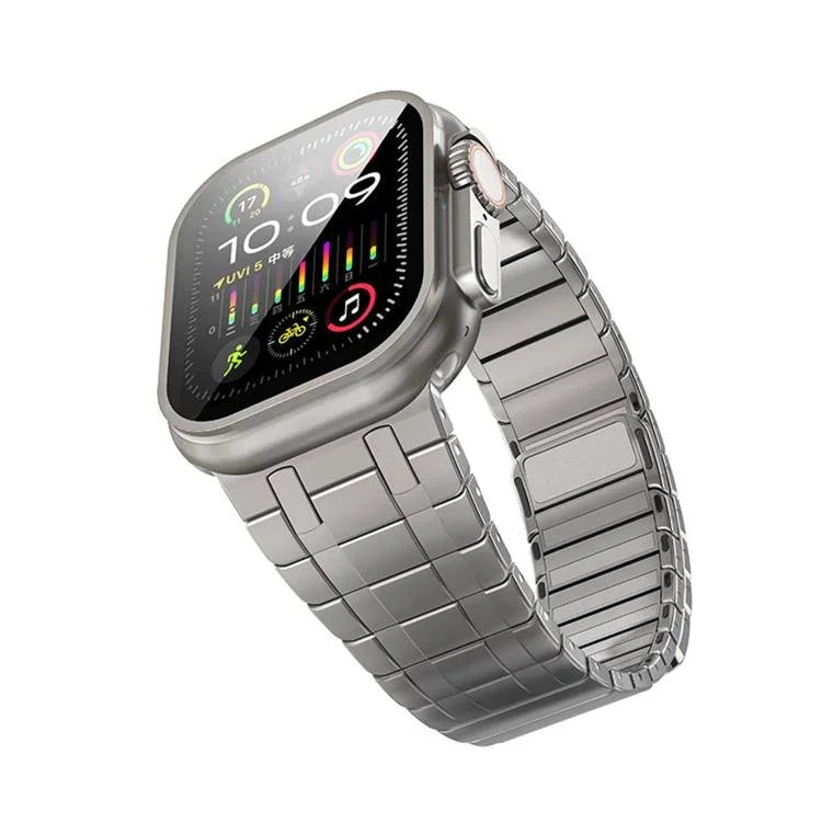 一連マグネティックミラノステンレススチールウォッチバンド、Apple Watch 46mm / 49mm / 45mm / 44mm用