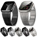 一連マグネティックミラノステンレススチールウォッチバンド、Apple Watch 46mm / 49mm / 45mm / 44mm用