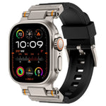 Kalebol アウトドアエクスプローラー メタルコネクター TPUウォッチバンド、Apple Watch 46mm / 49mm / 45mm / 44mm対応
