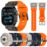 Kalebol アウトドアエクスプローラー メタルコネクター TPUウォッチバンド、Apple Watch 46mm / 49mm / 45mm / 44mm対応