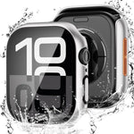 強化フィルム一体型PCウォッチ保護ケース、Apple Watch Series 6 / 5 / 4 & SE 44mm用、Apple Watch Series 6 / 5 / 4 & SE 40mm用、Apple Watch Series 11 / 10 46mm用、Apple Watch Series 11 / 10 42mm用、Apple Watch Series 9 / 8 / 7 45mm用