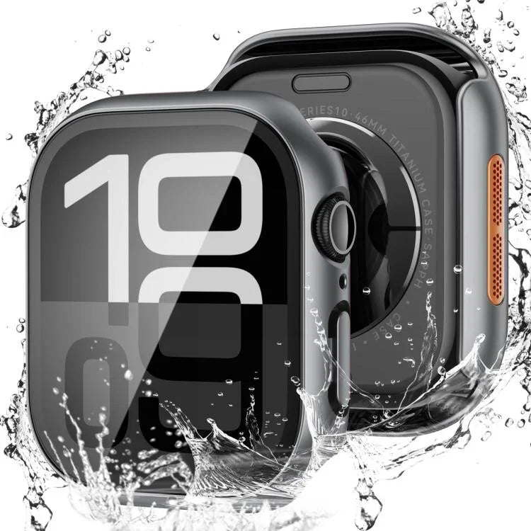 強化フィルム一体型PCウォッチ保護ケース、Apple Watch Series 6 / 5 / 4 & SE 44mm用、Apple Watch Series 6 / 5 / 4 & SE 40mm用、Apple Watch Series 11 / 10 46mm用、Apple Watch Series 11 / 10 42mm用、Apple Watch Series 9 / 8 / 7 45mm用