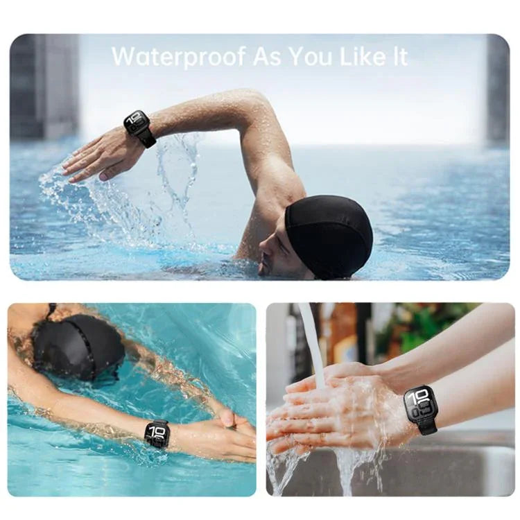 強化フィルム一体型PCウォッチ保護ケース、Apple Watch Series 6 / 5 / 4 & SE 44mm用、Apple Watch Series 6 / 5 / 4 & SE 40mm用、Apple Watch Series 11 / 10 46mm用、Apple Watch Series 11 / 10 42mm用、Apple Watch Series 9 / 8 / 7 45mm用