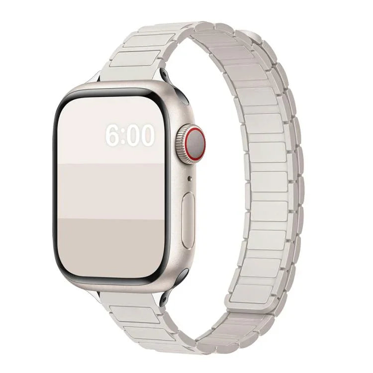 トライビーズ I字型スリムマグネティックシリコンウォッチバンド、Apple Watch 46mm / 49mm / 45mm / 44mm用、Apple Watch 42mm / 41mm / 40mm / 38mm用