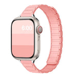 トライビーズ I字型スリムマグネティックシリコンウォッチバンド、Apple Watch 46mm / 49mm / 45mm / 44mm用、Apple Watch 42mm / 41mm / 40mm / 38mm用