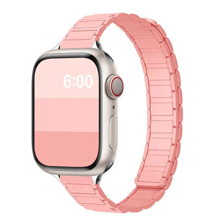 トライビーズ I字型スリムマグネティックシリコンウォッチバンド、Apple Watch 46mm / 49mm / 45mm / 44mm用、Apple Watch 42mm / 41mm / 40mm / 38mm用