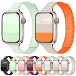 トライビーズ I字型スリムマグネティックシリコンウォッチバンド、Apple Watch 46mm / 49mm / 45mm / 44mm用、Apple Watch 42mm / 41mm / 40mm / 38mm用