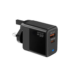PD41 GaN PD 45W + USB 充電器 USB-C to USB-C / 8ピン データケーブル付き iPhone用、UKプラグ、UKプラグ