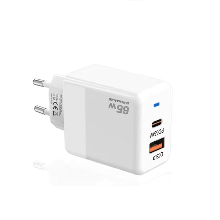 PD41 GaN PD 45W + USB 充電器 Type-C to Type-C データケーブル付き、EUプラグ、EUプラグ