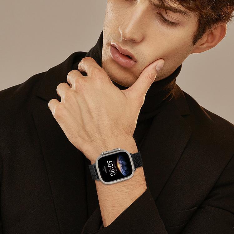 ナインビーズ マグネットループ スチールウォッチバンド、Apple Watch 46mm / 49mm / 45mm / 44mm用、Apple Watch 42mm / 41mm / 40mm / 38mm用