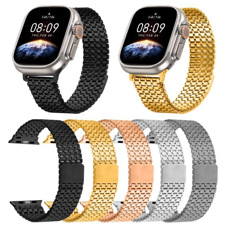 ナインビーズ マグネットループ スチールウォッチバンド、Apple Watch 46mm / 49mm / 45mm / 44mm用、Apple Watch 42mm / 41mm / 40mm / 38mm用