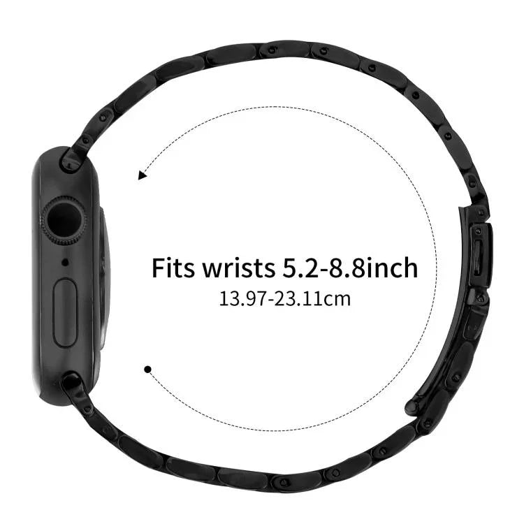小さなウエスト スリングショットバックル スチールウォッチバンド、Apple Watch 46mm / 49mm / 45mm / 44mm用、Apple Watch 42mm / 41mm / 40mm / 38mm用