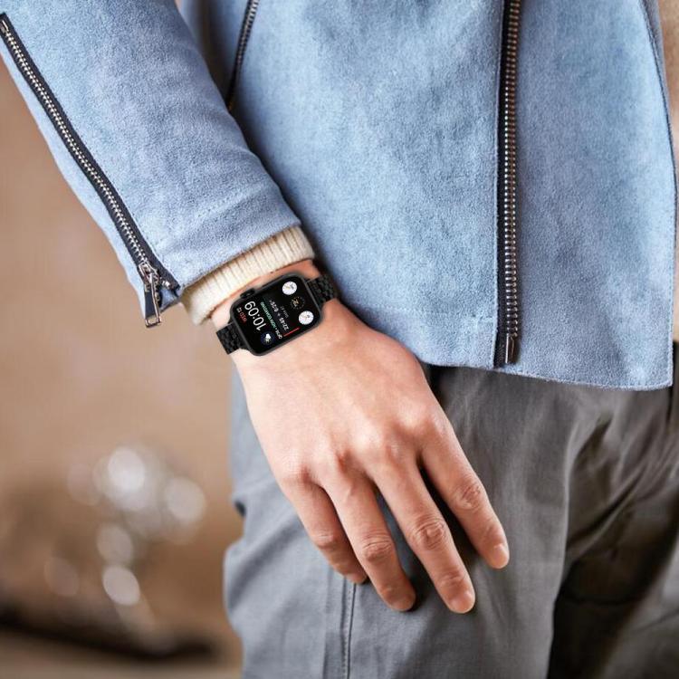 小さなウエスト スリングショットバックル スチールウォッチバンド、Apple Watch 46mm / 49mm / 45mm / 44mm用、Apple Watch 42mm / 41mm / 40mm / 38mm用