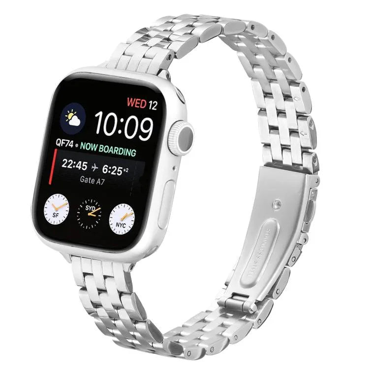 小さなウエスト スリングショットバックル スチールウォッチバンド、Apple Watch 46mm / 49mm / 45mm / 44mm用、Apple Watch 42mm / 41mm / 40mm / 38mm用