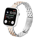 小さなウエスト スリングショットバックル スチールウォッチバンド、Apple Watch 46mm / 49mm / 45mm / 44mm用、Apple Watch 42mm / 41mm / 40mm / 38mm用