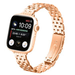 小さなウエスト スリングショットバックル スチールウォッチバンド、Apple Watch 46mm / 49mm / 45mm / 44mm用、Apple Watch 42mm / 41mm / 40mm / 38mm用