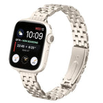 小さなウエスト スリングショットバックル スチールウォッチバンド、Apple Watch 46mm / 49mm / 45mm / 44mm用、Apple Watch 42mm / 41mm / 40mm / 38mm用