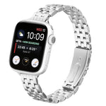 小さなウエスト スリングショットバックル スチールウォッチバンド、Apple Watch 46mm / 49mm / 45mm / 44mm用、Apple Watch 42mm / 41mm / 40mm / 38mm用
