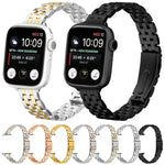 小さなウエスト スリングショットバックル スチールウォッチバンド、Apple Watch 46mm / 49mm / 45mm / 44mm用、Apple Watch 42mm / 41mm / 40mm / 38mm用