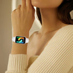 スリム 本革 時計バンド、Samsung Galaxy Fit3 用